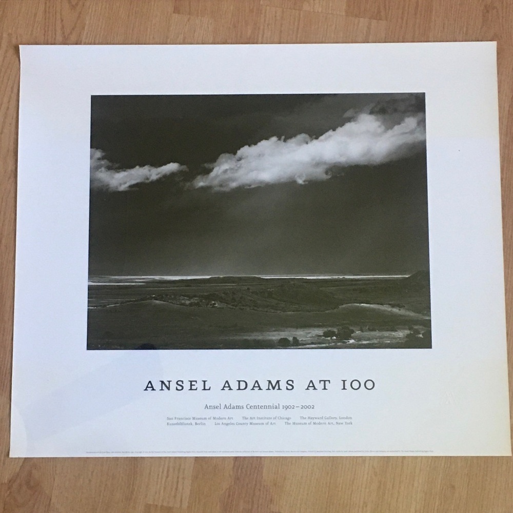 Ansel Adams At 100 - Ansel Adams Centennial 1902 - 2002 - Poster Print 28 x 24